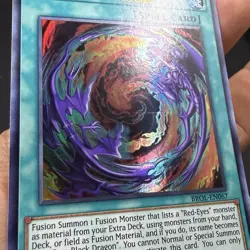 Yugioh Red - Eyes Fusion BROL-EN067 1st Edition LP Ultra Rare - Image 3