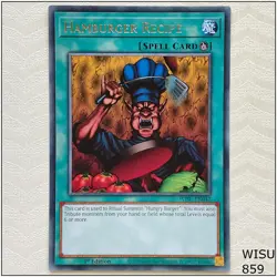 Hamburger Recipe - WISU-EN042 - Rare 1st Edition Yugioh - Image 1