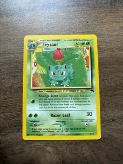 Pokemon TCG Ivysaur Card Southern Islands Series 5/18, Rare - Image 1