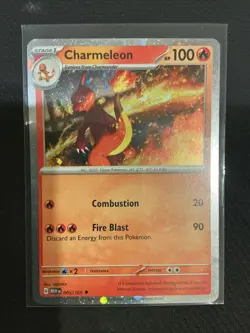 Charmeleon 005/165 Cosmo Holo Promo Scarlet & Violet 151 N/M Cosmos - Image 1