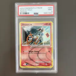 Arceus AR3 PSA9 Platinum Holo with Swirl - Image 1