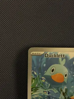 Pokemon TCG Ducklett Illustration Rare Holo White Flare 109/086 - Image 3