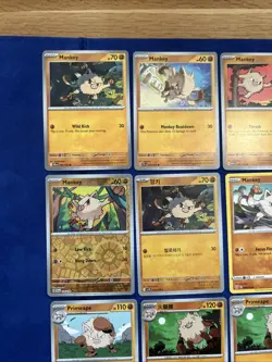 Pokemon TCG Mankey, Primeape, Annihilape Bundle x 17 No Dups Inc RH + Masterball - Image 2