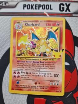 Pokemon TCG Charizard Celebrations Holo Card 4/102 Mint/Near Mint - Image 1