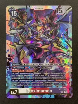Proximamon EX12-077 SEC - EX12 Digital World Shambala - Digimon TCG - Image 1