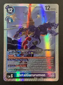 MetalGarurumon EX12-035 SR - EX12 Digital World Shambala - Digimon TCG - Image 1