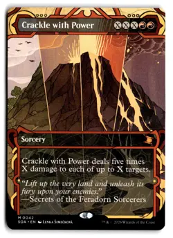 Crackle with Power - NM - SOA Secrets Strixhaven Mystical Archive #42 MTG Magic - Image 1