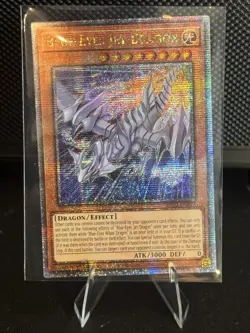 Konami Yu-Gi-Oh! Blue-Eyes Jet Dragon RA02-EN017 Quarter Century SR Foil 1st Ed - Image 1