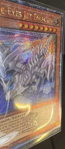 Konami Yu-Gi-Oh! Blue-Eyes Jet Dragon RA02-EN017 Quarter Century SR Foil 1st Ed - Image 2