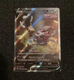 Pokemon TCG Hoopa V GG53/GG70 Crown Zenith Galarian Gallery Full Art Holo NM - Image 1