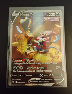 Pokemon TCG Hoopa V GG53/GG70 Crown Zenith Galarian Gallery Full Art Holo - Image 1