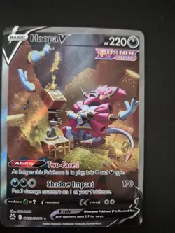Pokemon TCG Hoopa V Galarian Gallery Crown Zenith GG53/GG70 Card - Image 1