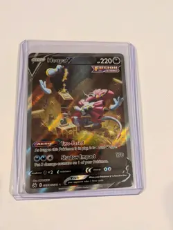 Pokemon TCG Hoopa v GG53/GG70 Crown Zenith Galarian Gallery Ultra Rare Full Art - Image 1