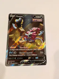 Pokemon TCG Hoopa v GG53/GG70 Crown Zenith Galarian Gallery Ultra Rare Full Art - Image 2