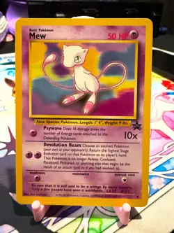 Mew 8 Regular WoTC Promo NM Pokemon TCG - Image 1