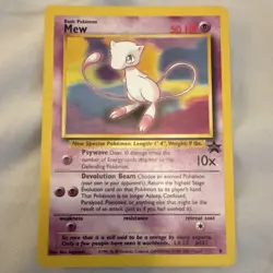 Wizards of the Coast Mew Wotc Promo 08/53 Promo Regular Pokemon TCG - Image 1