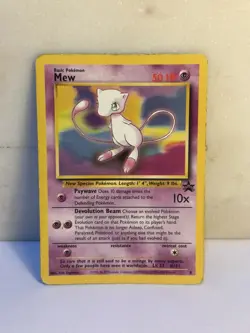 Pokemon TCG Mew Wizards Black Star Promos 8 Regular Promo - LP-/MP - Image 2