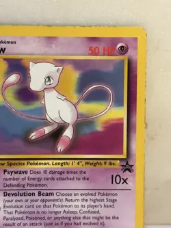 Pokemon TCG Mew Wizards Black Star Promos 8 Regular Promo - LP-/MP - Image 5