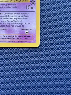 Pokemon TCG Mew Wizards Black Star Promos 8 Regular Promo - LP-/MP+ - Image 4