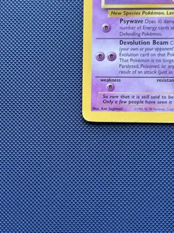 Pokemon TCG Mew Wizards Black Star Promos 8 Regular Promo - LP-/MP+ - Image 5