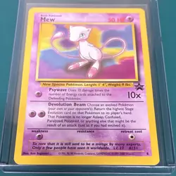 Pokemon TCG Mew Wotc Promo Card Promo 08/53 Basic 50HP English Regular Finish - Image 1