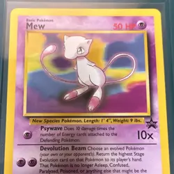 Pokemon TCG Mew Wotc Promo Card Promo 08/53 Basic 50HP English Regular Finish - Image 3