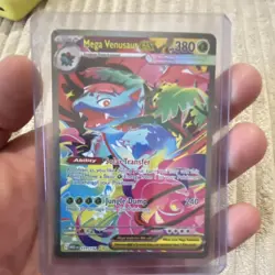Mega Venusaur EX 177/132 Evolutions Full Art Holo Ultra Rare Pokemon TCG ENG - Image 1