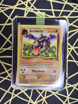 🔥Aerodactyl 16/62 Fossil 🔥 Original Non Holo Rare Fossil Set Pokemon Card 1999 - Image 1