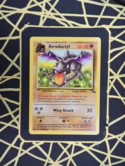 🔥Aerodactyl 16/62 Fossil 🔥 Original Non Holo Rare Fossil Set Pokemon Card 1999 - Image 2