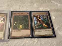 Yugioh Left leg of the Forbidden One LOB-123 Curse Of Dragon Man-Eater Bug Lot - Image 3