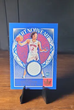 2021-22 Panini Court Kings - Art Nouveau Cade Cunningham #AN-CCA (MEM, RC) - Image 1