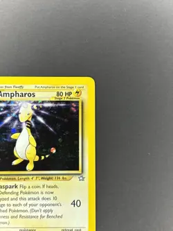 Pokemon Company Pokemon TCG Ampharos 1/111 Neo Genesis Holo Rare HP80 English - Image 5