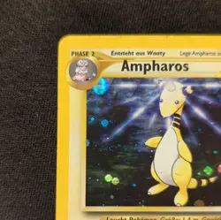 Pokemon TCG Ampharos 1/111 Neo Genesis 2001 Holo Rare Stage 2 80 HP GERMAN - Image 3