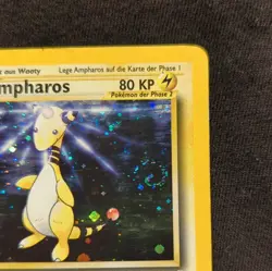 Pokemon TCG Ampharos 1/111 Neo Genesis 2001 Holo Rare Stage 2 80 HP GERMAN - Image 4