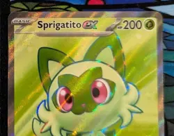 Sprigatito ex 251/217 Ultra Rare Ascended Heroes Pokemon Tcg Card Near Mint - Image 2