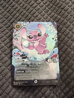 Disney Lorcana Winterspell Angel Experiment 624 Enchanted 238/204 - Image 1