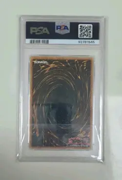 Yugioh Rainbow Dragon (Ghost Rare) (Chaos Neos Misprint) TAEV-EN006 PSA NM 7 - Image 2