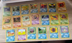 *No Dupes* Lot Of 20 Fossil Pokemon Cards Vintage WOTC Non-Holo Commons/Bulk - Image 1