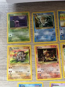 *No Dupes* Lot Of 20 Fossil Pokemon Cards Vintage WOTC Non-Holo Commons/Bulk - Image 2