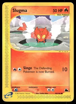 Pokemon Cards Slugma 99/144 Skyridge Common MP - Image 1