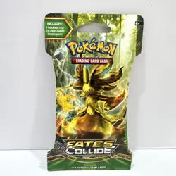 XY Fates Collide Sealed Pokemon Card Sleeved Booster Pack - Image 1