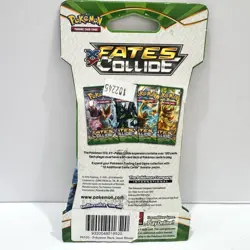 XY Fates Collide Sealed Pokemon Card Sleeved Booster Pack - Image 2