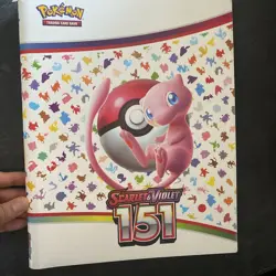 Pokemon Scarlet & Violet 151 - Mew Binder Collection - Binder Only NO CARDS - Image 1