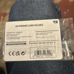 Keldeo 019/086 Chaos Rising Release Day SEALED Promo Card - Image 2