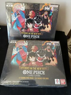 OP09 Booster Box Sealed Emperors In The New World One Piece Card Game English - Image 1