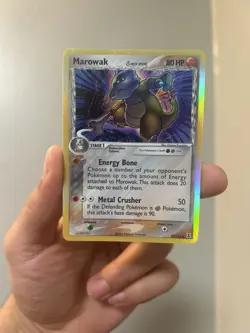 MAROWAK d [Delta Species] 10/113 EX Delta Species HOLO rare Pokemon TCG card NM - Image 1