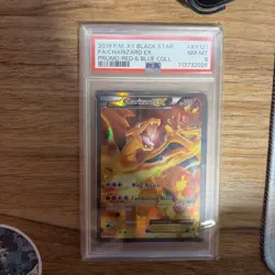 PSA 8 Charizard EX XY121 Pokemon Card Game - Image 1