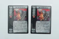 BattleTech CCG Trading Card Game Heat Sink Destruction set of 2 vintage cards - Image 1
