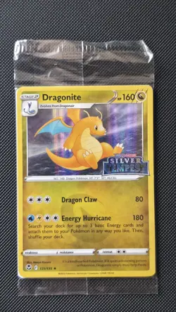 Dragonite Silver Tempest Stamped Holo Promo Card 131/195 (Sealed) - Image 1