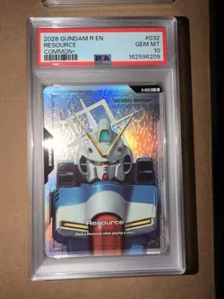Bandai Gundam Card Game 2026 GUNDAM R EN RH EN PSA 10 Lot Of 5 Sequential Set - Image 5